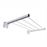 Suporte Varal Dobrável Lateral p/4 cordões Branco 50cm -152P NV - Novoletto