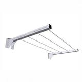 Suporte Varal Dobravel Lateral P/5 Cordoes Branco 60cm - Mor
