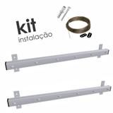 Suporte Varal Frontal Fixo p/6 cordões Branco Tam.60cm -157 NV - Novoletto