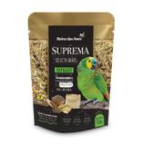 Suprema papagaio selecta grãos frutas 700g - reino das aves