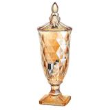 Suqueira de vidro ambar - 1,8 litros - Decorafast