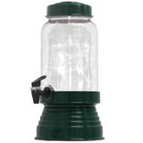 Suqueira de Vidro com Dispenser 3250ml - Verde Escuro - G.r.