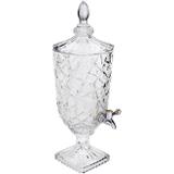Suqueira de vidro cristal dispenser de bebidas 3 litros imperial luxo - Gimp