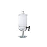 Suqueira Vidro 3.5 L com Torneira e Pé Incolor - Luvidarte