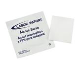 Swab De Álcool Labor Import - 100 unidades