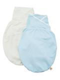 Swaddler - Cueiro Inteligente Ergobaby - Embalagem com 2 unidades nas cores: Blue e Natural (P/M)