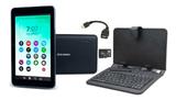 Tablet 7 Polegadas Preto Wifi + Capa Com Teclado Cartão 32gb - Everex