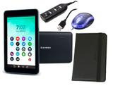 Tablet 7 Polegadas Quad Core 1GB de RAM Android 8.1 WIFI com Capa, Mouse, HUB, OTG - Everex