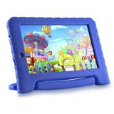 Tablet Azul Infantil Kids Menino Multilaser Quad Core + Capa