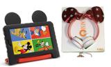 Tablet Capa Emborrachada Mickey 16GB Android 8 + Fone Minnie - Multilaser