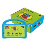 Tablet DL Kids Plus 7" QuadCore 8GB/1GB WiFi Android - Preto e Capa com alça e suporte de apoio