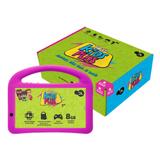 Tablet DL Kids Plus 7" QuadCore 8GB/1GB WiFi Android - Preto e Capa com alça e suporte de apoio