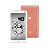 Tablet DL Tec Phone, Tela 7”, 3G, Dual Chip, 8GB, Função Smartphone, Android 5, Quad Core de 1.2 GHz