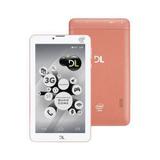 Tablet dl tecphone 7" polegadas 8gb tx320sal smartphone - salmão - Dl.inc