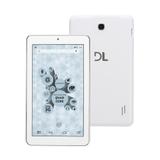 Tablet DL X-Quad Core com Tela 7 , 8GB, 2 Câmeras, Android 5.1. e Processador Quad Core de 1.2 GHz