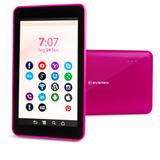 Tablet Everex Fine7 8GB Bluetooth Wi-Fi Tela 7" Dual Câmera Android 4.4 Quad Core - Rosa