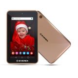 Tablet Everex Tela 7" Wifi Quad-Core 1gb 8Gb Android Go 8.1 Fone Micro SD Câmera 2.0Mp Usb Champagne