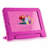 Tablet Infantil Disney Princesas Plus Multilaser Rosa 8Gb Android Wifi NB281