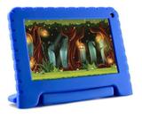 Tablet Kid Pad Azul Infantil Capa Emborrachada Android 8.1 - Multilaser