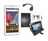 Tablet M7 3g Plus Rosa Dual Chip Wifi + Capa + Fone Cabo Otg - Multilaser