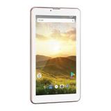 Tablet m7 4g plus quad core tela 7"" nb286 golden rose - Multilaser