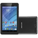 Tablet M7, Dual Chip, Preto, Tela 7", 3G+WiFi, Android 4.4, 2MP, 8GB - Multilaser