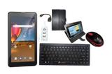 Tablet Mini Computador Android Celular 16GB Teclado Mouse - Multilaser