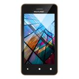 Tablet Mini Ms40s 4 Pol Preto Dourado 8Gb - Multilaser MUL-033