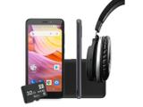 Tablet - Mini Multilaser MS50G F1, Android Oreo 8.1 , Dual chip, Processador Quad Core + Hedphone + Cartão Micro USB