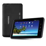 Tablet Mondial TB-07 Preto com Tela 7, Memória 8GB, Wi-Fi, Android 4.4, Câmera 2MP e Processador Quad Core de 1,2Ghz