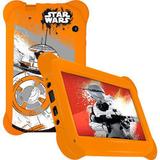 Tablet multilaser disney star wars 8gb nb238 - laranja