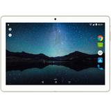 Tablet Multilaser M10A Lite 3G Quad Core Dual Câm 2/5MP 10'' 8Gb Bluetooth Branco/Dourado NB268