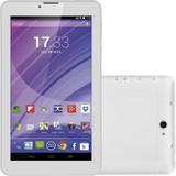 Tablet Multilaser M7 3G Dual Sim Android Wi-Fi Quad Core Tela de 7, 8GB - NB224 - Branco