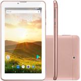 Tablet Multilaser M7 4G Plus Preto 7 Polegadas 1Gb Ram Dourado Nb286
