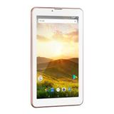 Tablet Multilaser M7 4G Plus Quad Core 1GB RAM Câmera Tela 7" Memória 8GB Golden Rose - NB286