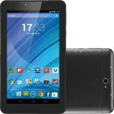 Tablet Multilaser M7 Dual Chip 3G Wi-Fi Quad Core Android 4.4 Quad Core - NB223 - Preto