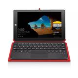 Tablet Multilaser M8W Plus Win 10 Intel Quad Core 1,83 8.9" RAM 2GB 32GB Dual Câm Vermelho NB243