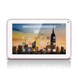 Tablet Multilaser M9 Rosa Dual Core Android 4.4 Kit Kat Dual Câmera Wi-Fi Super Tela 9 Memória 1GB DDR III 8GB Flash - NB150