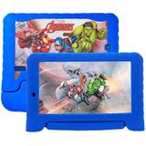 Tablet Multilaser Marvel Vingadores NB280, 7", Android 7.0, 2MP, 8GB - Azul