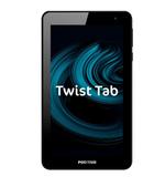 Tablet Positivo Twist Tab T770 16GB, Tela 7, Câmera Frontal 2MP, Wi-Fi, Android e Processador Quad Core de 1.5 GHz Cinz