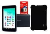 Tablet Preto Capa Emborrachada cartão de memória 32GB - Everex