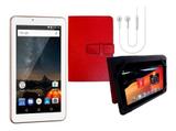 Tablet Rosa 7 Polegadas M7s Plus 8GB Quad Core WIFI Bluetooth com Capa e Fone - Multilaser