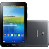 Tablet Samsung Galaxy Tab E 7.0" Preto 8GB 3G Câmera 2MP Quad Core 1GB de RAM