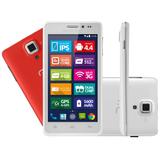 Tablet Smartphone 4.5Pol 4Gb Quad Core Branco Nb208 Multilaser
