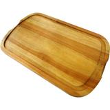 Tábua Churrasco E Petiscos Dupla Utilidade 45 X 28 X 2,8 Cm - Madex