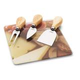Tábua com acessórios para queijo Hauskraft JGQJ-104
