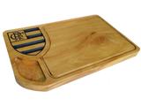 Tábua de Churrasco Carne Flamengo Escudo Times 30x50x3,5cm - Villeni tábuas