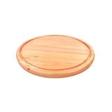 Tábua de madeira redonda para frios 29 cm - Goldenhome