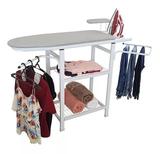 Tábua De Passar Roupa Multiuso C/ Porta-Manga Calça - Utilaço