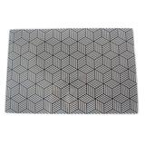 Tábua de vidro retangular 25cm x 35cm - mor